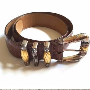 Brighton leather belt size medium